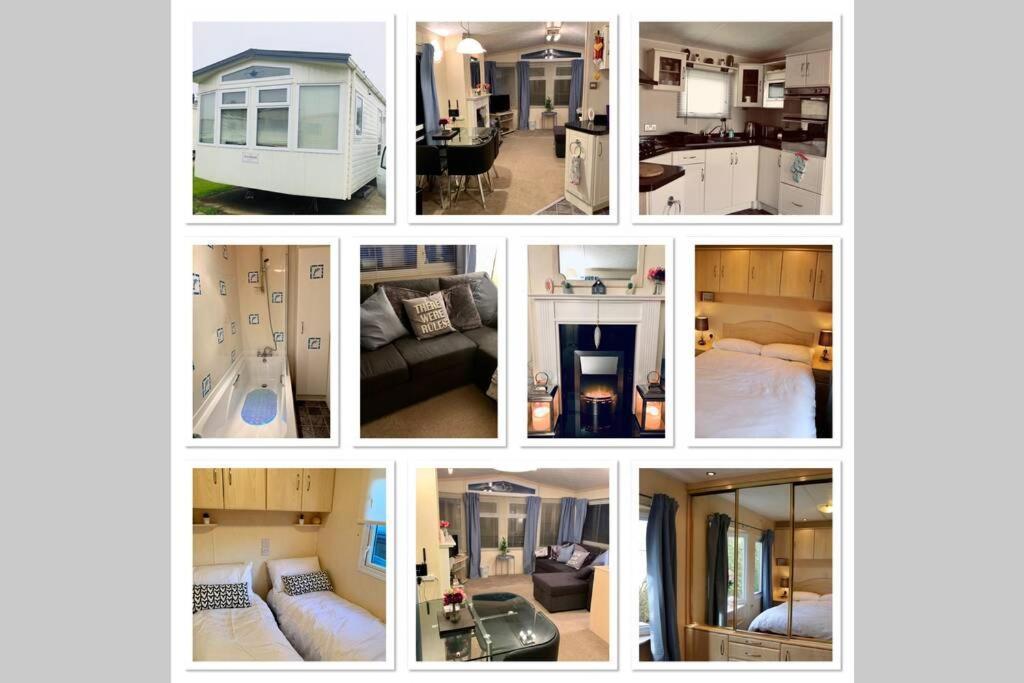 Modern Holiday Home #Skipsea Sands Static Hire Экстерьер фото